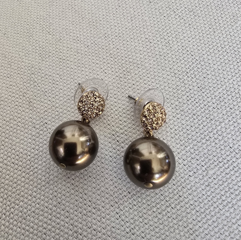 Vintage Double Drop Gaux Pearl Earrings Coralee
